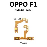 B.M OPPO F1 ( A35 )  Power On Off  Volume  Up Down Button Flex Cable Ribbon For Repair OnOff On/Off
