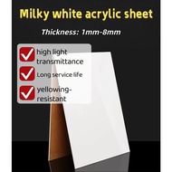 Milk white acrylic board, organic glass board, hard plastic board, transparent board, lightbox, diff