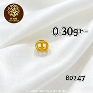 IBRIZ Jewellery BD247 | 916 Gold Beads CD  Accessories For Women Beads Emas 916 CD Perempuan