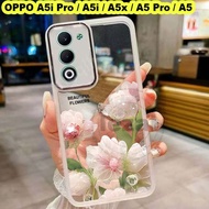 Casing OPPO A5i Pro A5x A5 Pro 5G Casing Soft Shockproof Clear Luxury Cover