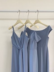 藍色伴娘禮服伴娘裙 姊妹裙