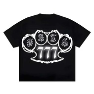 777 Printed T-Shirt Pure Cotton Round Neck Short Sleeves Comfortable To Wear Unisex Size S-5XL