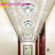 PRESTONRY LED Ceiling Lights, 3W Aisle Flush Balcony lamp, Multicolor Downlight 220V Crystal Modern 