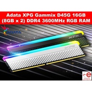Adata XPG Gammix D45G 16GB (8GB x 2) DDR4 3600MHz RGB RAM