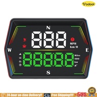 [Vodool]Universal Car HUD GPS HUD มาตรวัดความเร็วดิจิตอลสำหรับรถบรรทุกรถยนต์ทุกคันและเล่นส่วนอัตโนมั