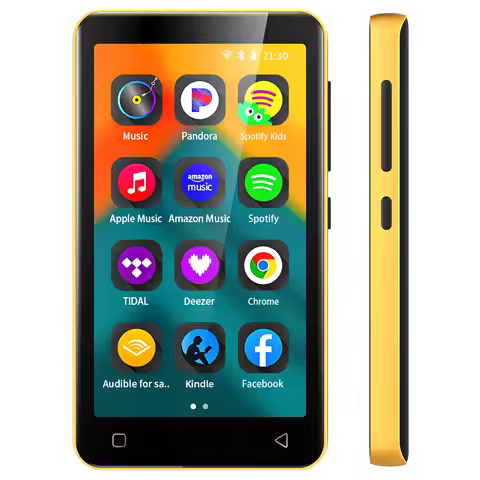 Reproductor MP3 Player Bluetooth Speakers, Dap Music Player with Spotify, MP4 Walkman with Audio and