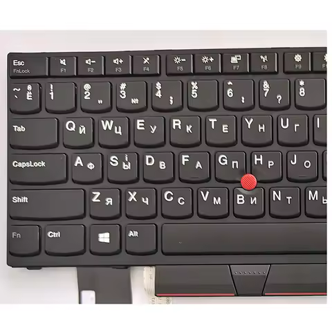 RU Layout for Lenovo Thinkpad T590 E585 E595 E590 L580 L590 E580 Laptop Keyboard