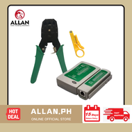 Allan Network Crimping Tool and Network Lan Cable Tester  Lan Tester with battery Insulated Wire S