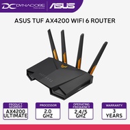 ASUS TUF GAMING TUF-AX4200 WiFi 6 Dual Band Gaming Router - Dual-Band 2.4+5GHz (574+3603Mbps)