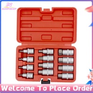 12Pcs 1/2 inch Drive Impact Hex Bit Socket Set H5 H6 H7 H8 H10 H12 H14 H16 H17 H18 H19 H22 Hex Key S