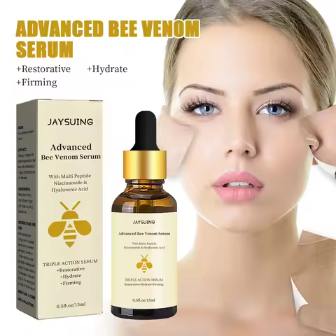 Advanced Bee Venom Serum Tighten Lightens Fine Lines Repair Dullness Moisturizing Firming Facial Ski