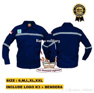 Baju apd baju kerja wearpack atasan proyek safety bengkel las tekhnisi tambang