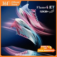 【361 Degrees】Flame 4.0 ET | Running Shoes Men Racing Sneakers Sports Shoes Marathon Training Shoes L