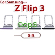 Sim Card Tray For Samsung Galaxy Z Flip 3 5G 5G F7110 F711U F711B F711N Sim Card Tray Slot Holder Ca