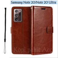 Casing For Hp Samsung Galaxy Note 20 Note 20 Ultra Flip Cover Wallet Cover Hp Case Wallet Leather Cover