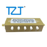 TZT KT3.0-90/1S-2S(10W)/KT4.0-90/1S-2N(10W) Step Attenuator 0-90dB 0-3G SMA-KK Key-Press Attenuator 