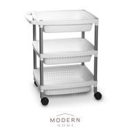 TATAY Multipurpose Kitchen Trolley / Wheels / Fruits / Vegetable Basket / Kitchen Organizer / Household Storage Rack