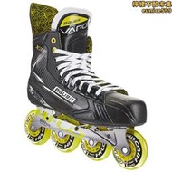 新款Bauer X3.5冰球輪滑鞋青少年成人中級陸地冰球鞋直排輪曲棍球