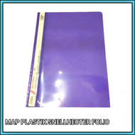 Map Business File / Map Snelhecter Plastik Folio (Ungu) 1Pcs