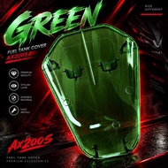 QJ MOTOR AX200S FUEL TANK COVER & ULMAX CNC FUEL TANK CAP AX200 GAS TANK COVER PETROL PURPLE GREEN S