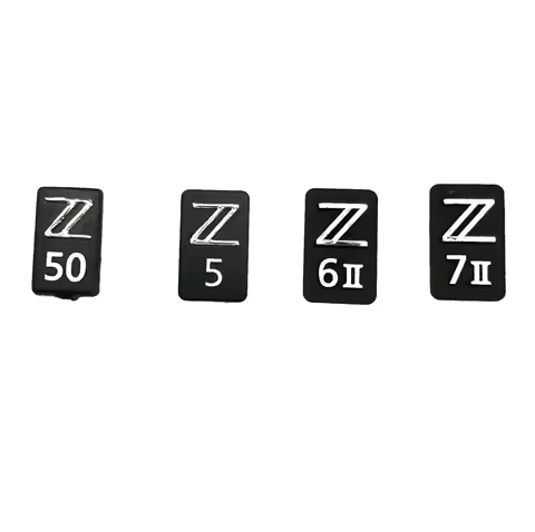 New Original for Nikon Z6II Z7II Z50 Z5 Body Label Nameplate Logo Camera Repair Part Replacement Acc