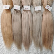 Imported Combed Mohair blythe bjd Doll Wig Hair Tie Imported Wool