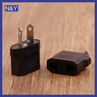 N&Y   2Pcs European US AU EU US To EU/EU To US Plug Adapter Euro Travel Power Adapter Plug Outlet Co