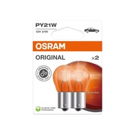 OSRAM ORIGINAL 7507 Car Single Core Bulb (Amber) PY21W 12V 21W (2 Pcs) [Really Cheap]