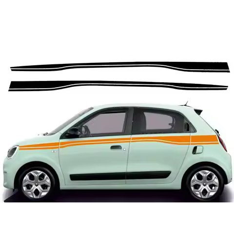 2pcs for Twingo 3 Sideband RACING Graphic Decals Sticker yi-095