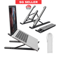 Adjustable Height Aluminium Laptop Stand For Macbook Air Pro 13 16 15 iPad 12.9 11 Inch 2020 Notebook Standing Desk Holder Mount