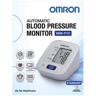 Omron Blood Pressure Monitor HEM 7121 (Standard Model)  * 3+2 Years Local Warranty * Local Stock *