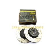 DISC ROTOR FRONT SETS (2PCS) - VOLKSWAGEN PASSAT B6,B7,GOLF,JETTA,BETTLE,SCIROCCO,TIGUAN,AUDI Q3,TT~