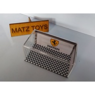 HOTWHEELS FERRARI ACRYLIC DIORAMA BOX