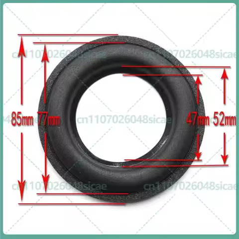1-5pcs 3 Inch Foam Surround Mid Bass Speaker Replacement Driver for Harman Kardon JBL GO PLAY Portab