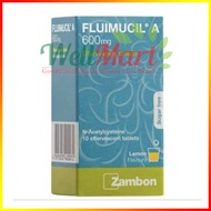 Fluimucil A 600mg Effervescent Tablet 10's