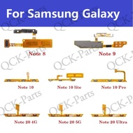 Power Volume button flex For Samsung Galaxy Note 8 9 10 20 Ultra Lite Switch ON OFF Key Mute Button Ribbon Flex Cable