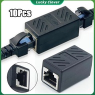 10pcs Rj45 Ethernet Cable Coupler Ethernet Cable Extender LAN Connector Cable Adapter