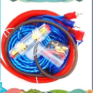 1500W Audio Speakers Wiring Kit 8GA Car Subwoofer Cable 60 AMP Fuse Holder Speaker Installation Wire