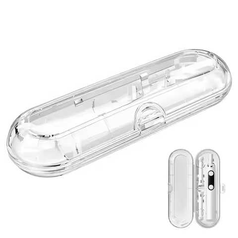 Portable Dustproof Toothbrush Travel Case Toothbrush Organizer Box Compatible with Oral B & Philips 
