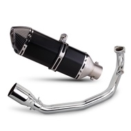 motorcycle exhaust pipe gy6 exhaust system tank 200 efi scooter for yamaha zuma gy6 200cc