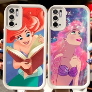 H68 Ariel Mermaid White Casing for Xiaomi Redmi Note 10T 11T 11 SE 10s 11s 10 Pro 5G