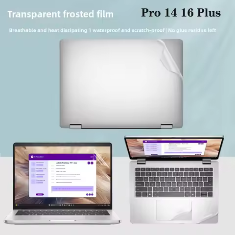 For Dell Pro 14 16 Plus PB14250 PC16250 MC16250 Laptop transparent frosted body sticker easy to cut 