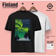 TSHIRT BY TURKU OULU FINLAND, 30S COTTON MATERIAL WITH PREMIUM FINLAND LABEL