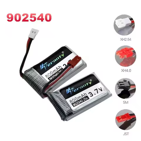 902540 Lipo Drone Battery 3.7V 800mAh 25C for Syma X5 X5C X5S X5SC X5SW TK M68 CX-30 CX-30 K60 905 V
