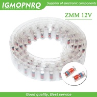 200PCS ZMM 12V LL34 SMD Zener diode package 1/2W 0.5w Chip Zener diode