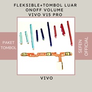 TOMBOL VIVO V15 PRO OUTER BUTTON PACKAGE + FLEXIBLE ON OFF VOLUME VIVO V15 PRO SET