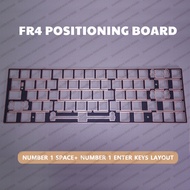 32sgvgtskhv weikav lucky65 fr4 rãnh tấm định vị Bàn phím chơi game chia không gian 1 hoặc số 7 nhập 