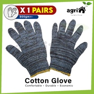 (800gm) Cotton Glove Thick Sarung Tangan Tebal Batik Garden Tanaman Welding Glove 1200# (1 Pair/ 1 Pasang)