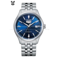 CITIZEN C7 Crystal Seven NH8390-71L Men's Automatic Day Date SS Bracelet Blue *Original