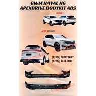 GWM Haval H6 AERO front rear skirt lip bodykit body kit bumper under spoiler